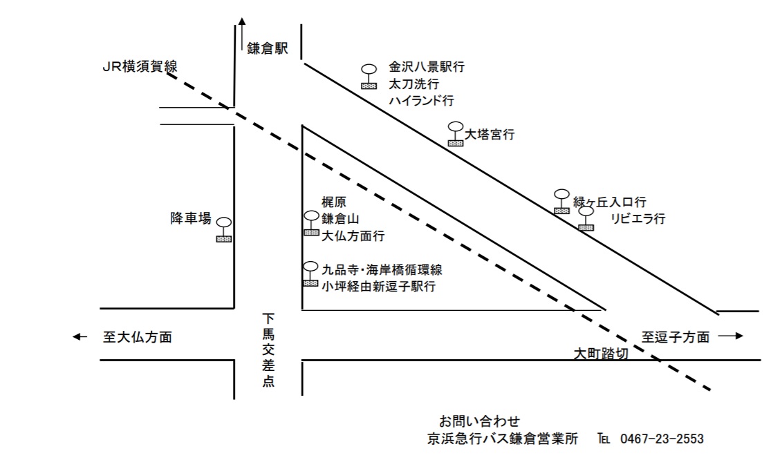 京浜急行バス年末年始鎌倉
